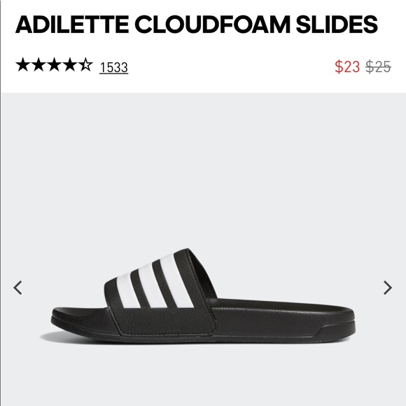 adidas slides run big or small